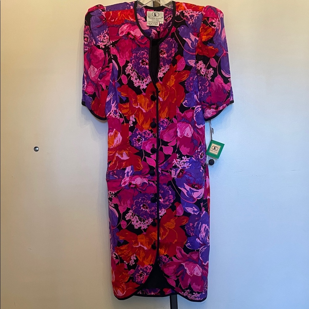 Vibrant Floral Dress